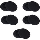 【TSUCIA】ヘッドホン交換用イヤーパッド直径50mm 10個セット