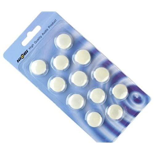 【汎用】 イヤーピース イヤフォン カバー スポンジクッション 12個入り ホワイト