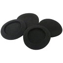 Access ヘッドホン交換用イヤーパッド 黒 80mm 左右2セット 8cm M30-80