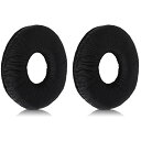 kwmobile 2x イヤーパッド 対応: Sony MDR-ZX100/ZX110/ZX300/V150 - ヘッドホン PUレザー イヤーパッドカバー -...