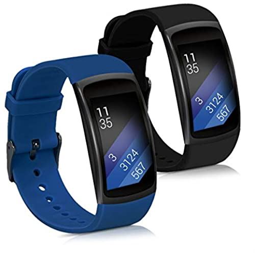 kwmobile б: Samsung Gear Fit2 / Gear Fit 2 Pro 򴹥Х - 2x ؤ٥ ꥳ Х /  / 