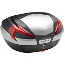 GIVI (ジビ) バイク用 リアボックス 56L 未塗装ブラック(アルミパネル) レッドレンズ モノキーケース MAXIA4 V56N 92360 レッドレンズ(アルミパネル)