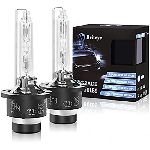 【2021進化版】Briteye 車用ヘッドライト HID D2S バルブ 車検対応 6500K 高輝度 純正交換用 HIDライト 35W 12V