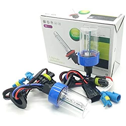 明るい フォグランプ/ヘッドライト 12V 35W/55W兼用 極輝型 高輝度HIDバルブ 2本セット HIDバーナー 交換用 補修用 (H3, 6000K)