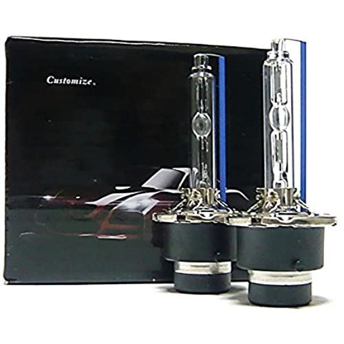 Customize(カスタマイズ) ヘッドライト D2S 専用設計 55W 8000K HIDバルブ 交換用 ハイルーメン 2本セット