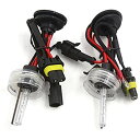 uxcell 電球 ライト ランプ 自動車用 DC 12V 4300K H1 HID キセノン 交換部品 2個入り