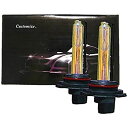 Customize(カスタマイズ) HB4 55W HIDバルブ 交換用 イエロー 3000K 2本セット