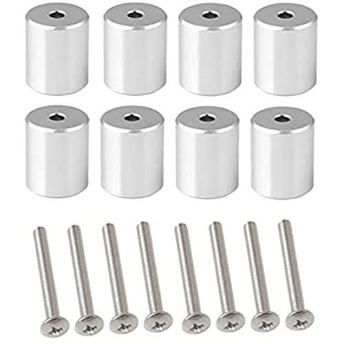 Jeyaic アルミ製ルームベアリングロッドブラケット車用ルーフキャリアバー イレクターパイプ取り付け用..