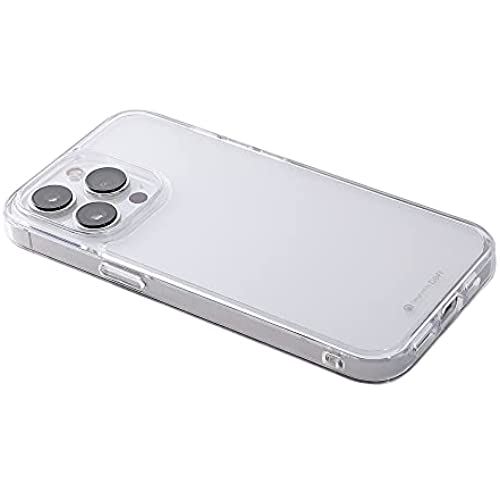 Deff（ディーフ） Hybrid Clear Case Etanze Lite for iPhone 13 ハーフマットガラスとTPU素材を組み合わせた耐衝撃ハイブリッドケース MIL規格に準拠 (クリア, iPhone 13)