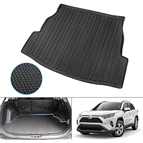 Mixsuper トヨタ 新型 RAV4 50系 ラゲッジマット トランクマット TOYOTA RAV4 2019年4月〜 3Dラゲージトレイ TPO素材 純正交換 車種専用設計 防水 耐摩擦 耐汚れ カーゴマット 1PCS (トヨタ 新型 RAV4 50系, ブラック1)