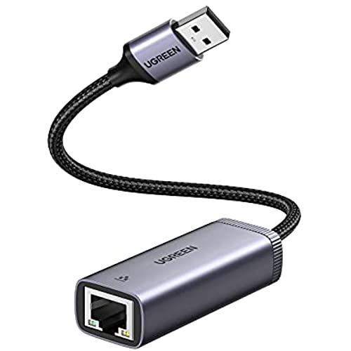 UGREEN LLANA_v^[ 1000Mbps USB3.0 Switch Macbook SurfaceɓKp Windows10/8 mac OSɃhCo[t[ USB-A to RJ45 A~P[X iCP[u