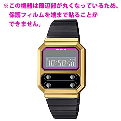 PDA工房 CASIO A100シリーズ / A100WEPC-1BJR Crystal Shield 保護 フィルム 光沢 日本製