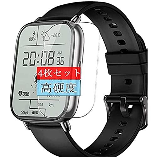 4枚 Sukix フィルム YAUNLEL T8 1.69インチ スマートウォッチ Smartwatch 向けの 液晶保護フィルム 保護フィルム シート シール（非 ガラスフィルム 強化ガラス ガラス ケース カバー ） 修繕版