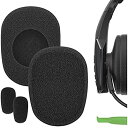 Geekria イヤーパッド + マイクウインドスクリーンフォーム 互換性 パッド BlueParrott B450-XT, B450XT ヘッドホンに対応 パッド イヤー/イヤーカップ (フォーム/ブラック)