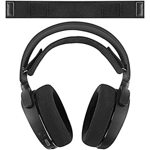 Geekria ヘッドバンド 互換性 ヘッドホンヘッドバンド SteelSerries Arctis 5 & Arctis 3 対応 交換用 パッド (ブラック)