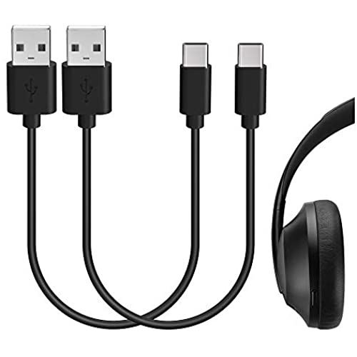 Geekria 充電ケーブル 互換性 QuickFit Type-C 充電コード USB-A to USB-C Bose QC45, 700, QC Earbuds..