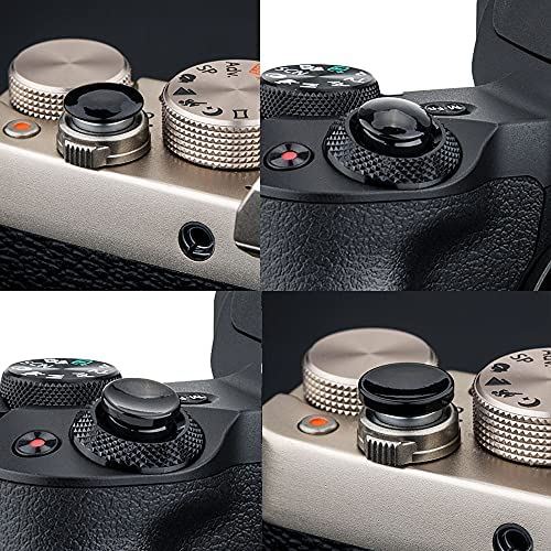 T.M.BストアのJJC 凹+凸 2個入 粘着式 レリーズボタン シャッターボタン Sony ZV-E10 A1 A7C ZV-1 A7SIII A7SII A7RIII A7RII A7III A7II RX100 VII VI V ...｜アングル3