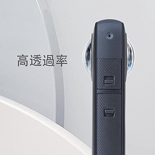 [2枚入り]for Insta360 ONE X2 粘着式レンズ保護フィルム ONE X2 3D レンズ保護フィルム/キズ防止/高透過率 Insta360 ONE X2 保護フィルム 3