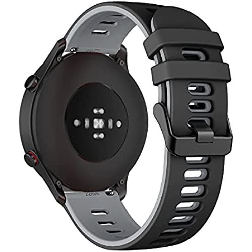 Miimall 対応【3枚セット】 Xiaomi Mi Watch Color Sports シリコン バンド YAMAY SW022ベルト ソフト 装着簡単 快適なデザイン 調節便利 軽量 Xiaomi Mi Watch交換ベルト（ホワイト+ レッド+グレー）