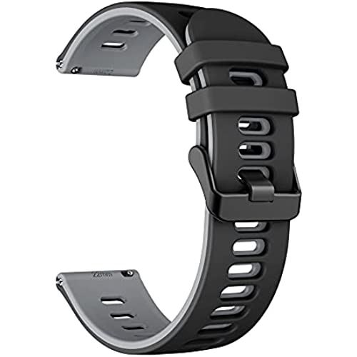 Miimall 対応【3枚セット】 Xiaomi Mi Watch Color Sports シリコン バンド YAMAY SW022ベルト ソフト 装着簡単 快適なデザイン 調節便利 軽量 Xiaomi Mi Watch交換ベルト（ホワイト+ レッド+グレー）