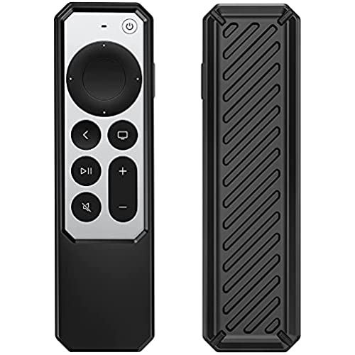 ProCase Apple TV 4K ⥳󥱡 2021 ꥳ󥫥С ߤ Ѿ׷ ɻ ȥ顼ݸСSiri Remote Controller 2ˤб - ֥å