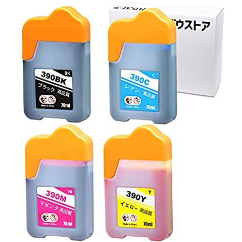 Canon GI-390 4個 互換インクボトル 【バウストア】G3310 / G1310 Canon GI-390 4個 互換インクボトル 【バウストア】G3310 / G1310