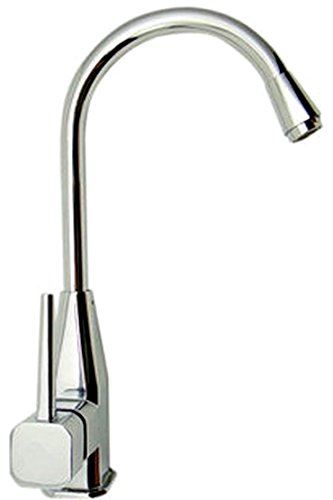 Life System キッチン 洗面用 アンティーク 混合水栓 グースネック スワン 蛇口 シングルレバー 洗面台 SK84 (スワン)