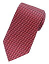 XL紳士ネクタイポリエステル織ジャカード幾何学模様160CM レッド(4)