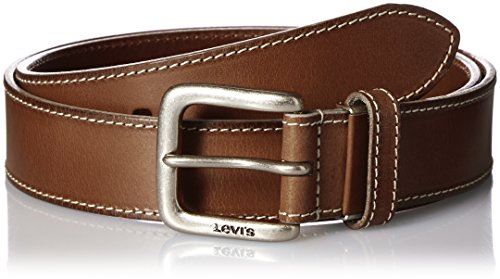 リーバイス ベルト（メンズ） (リーバイス) Levi's リーバイス6カラー メンズステッチベルト 品番15116604 ベトナム製 15116604 M ブラウン