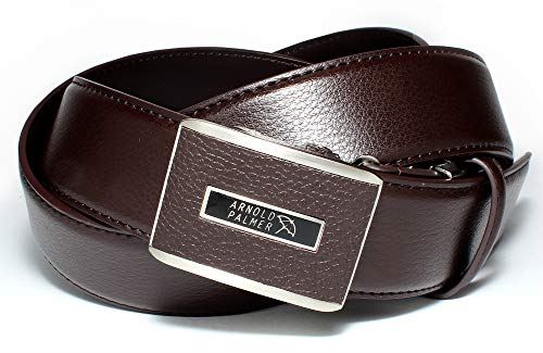 [アーノルドパーマー]メンズ FIT 35mm レザーベルト ビジネス 本革 キングサイズ 大きいサイズ サイズ..