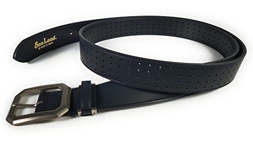 《ロング ベルト》SeaLand パンチング ベルト カジュアル ゴルフ スポーツ アウトドア ウエスト140cmまで:幅40mm【ネイビー】日本製 《ロング ベルト》SeaLand パンチング ベルト カジュアル ゴルフ スポーツ アウトドア ウエスト140cmまで:幅40mm【ネイビー】日本製