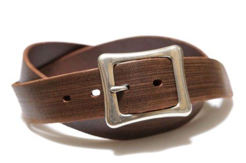 楽天T.M.Bストア（スタイル ベルト belt店 SKY DARTS） カジュアル ロング ベルト/質感がよく、ユーズド風なテイスト ダークブラウン