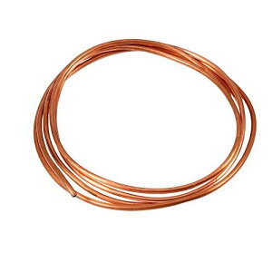 qiilu 冷凍配管用2M軟銅管パイプ 外径4mm x 内径3mm 導電性 熱伝導性 延性 耐腐食性 反磁性 可塑性 多用途銅製チューブ 広い適用範囲