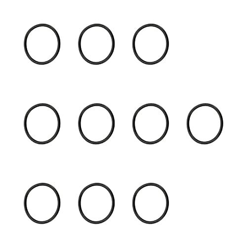Heyiarbeit 内径39mm 外径45mm 10個入り Oリング Oリングセット O型リング ニトリルゴム シリコーンOリング ゴムガスケット ゴムリングセット ラバー パッキン 耐熱 耐油 防水 機械修理 車 エアコン 完全密封 黒 幅3.1mm 内径39mm 外径45mm 幅3.1mm