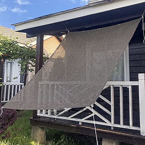 HIRARI 日除けシェード 2x2m シェード 涼風シェード モーカ 透かし編みシェード