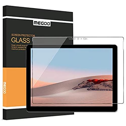 【2枚入り】MEGOO Surface GO 2 保護フィルム 強化ガラス 液晶保護フィルム