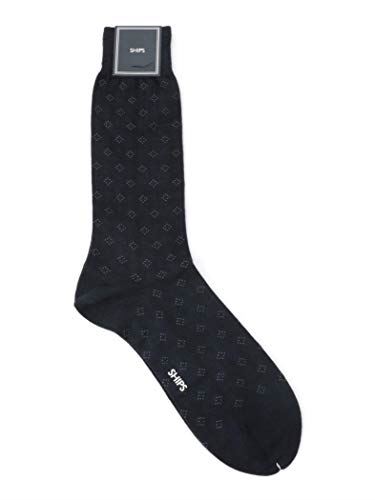 [VbvX] SHIPS REGULAR SHADOW KOMON SOCKS 118030885 Free Size Navy2