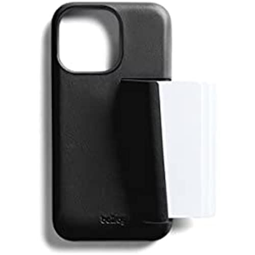 Bellroy Premium Slim Leather Phone Case - 3 Card （カードホルダー付き、iPhone13Pro用） - Black