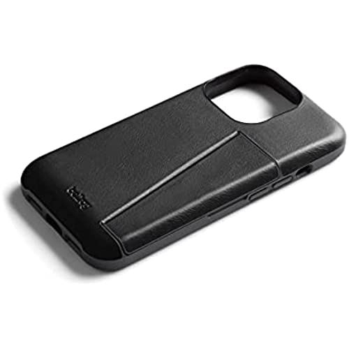 Bellroy Premium Slim Leather Phone Case - 3 Card （カードホルダー付き、iPhone13Pro用） - Black