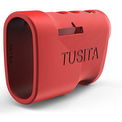 TUSITA ケース Garmin Approach Z80 Z82対応 ソフトシリコン保護カバー スキン ゴルフレーザーレンジフ..