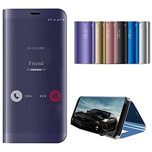 HSW ミラーSamsung ケース - Samsung Galaxy Note 9 Note 8 S9 S9 Plus S8 S30 Plus パープル Samsung Galaxy S8