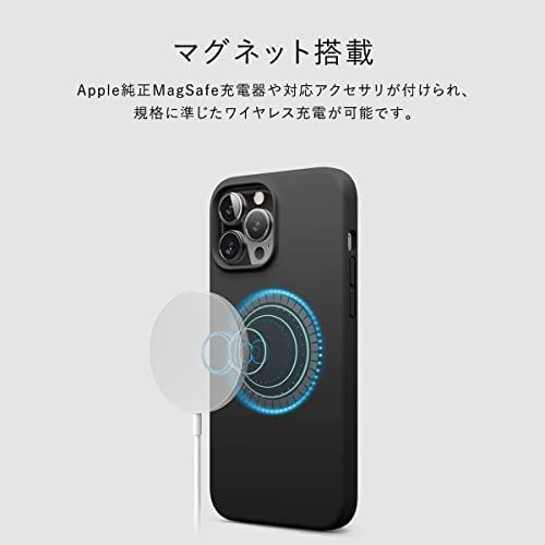 【elago】 iPhone13 Pro 対応 ケース MagSafe 対応 マグネット 内蔵 シリコン シンプル スマホケース MagSafe対応 耐衝撃 携帯ケース カバー マグセーフ シリコンケース [ ... iPhone13Pro ラブリーピンク