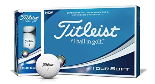 Titleist(タイトリスト) TOUR SOFT(ツアーソフト) ゴルフボール 1ダース(12個入) ホワイト