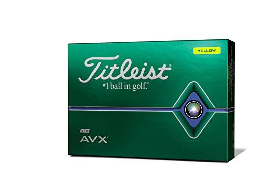 TITLEIST(タイトリスト) ゴルフボール AVX 1ダース (12個入り) イエロー 単品