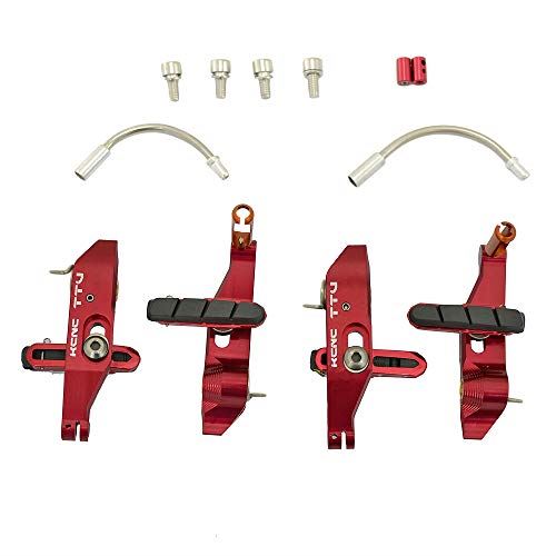 KCNC VB2 Direct Mount Aero V-Brake Set Front and Rear For Giant Propel Red SK2048