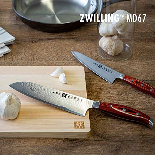 Zwilling ツヴィリング 「 ツインセルマックス MD67 三徳包丁 180mm 日本製 」 三徳 包丁 ダマスカス 多層鋼 岐阜県関市製 30887-186