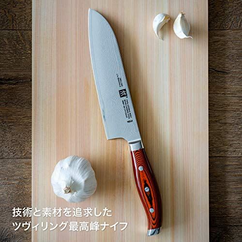 Zwilling ツヴィリング 「 ツインセルマックス MD67 三徳包丁 180mm 日本製 」 三徳 包丁 ダマスカス 多層鋼 岐阜県関市製 30887-186