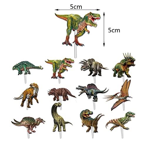ケーキトッパー カップケーキラッパー 恐竜 カップケーキトッパー ケーキデコレーション 飾り付け 子供 男の子 誕生日 ハロウィン クリスマス パーティー