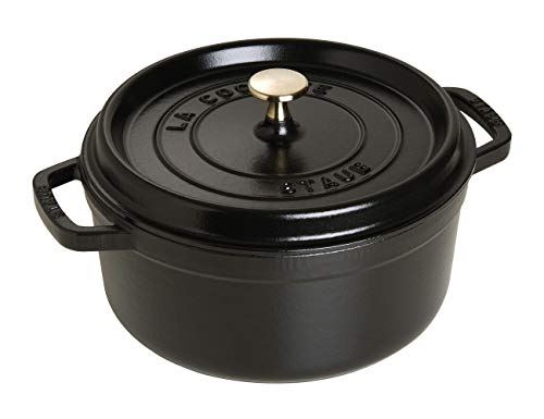 staub ストウブ 「 ピコ ココット ラウンド ブラック 28cm 」 両手 ホーロー 鍋 IH対応 La Cocotte Round 40500-281