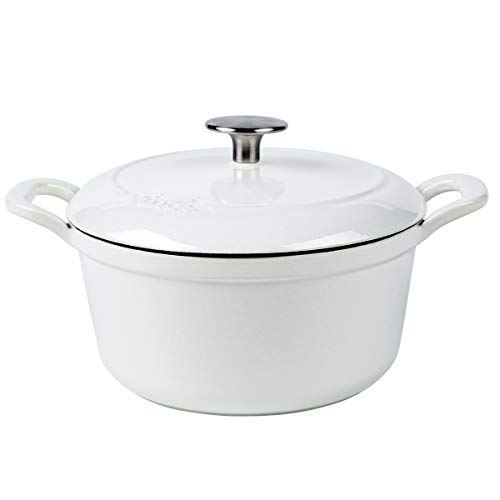 フィスラー (Fissler) ホーロー 両手鍋 カレン ココット 20cm ホワイト ガス火/IH対応 EMP-C202N001W 鋳物 琺瑯